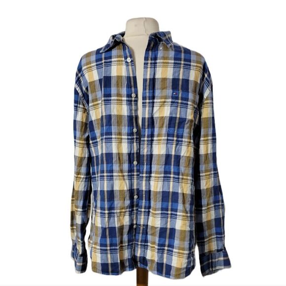 Men's tommy hilfiger plaid shirt Sz XL - Picture 1 of 6